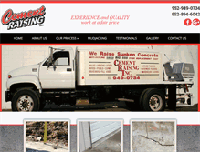 Tablet Screenshot of cementraising.com